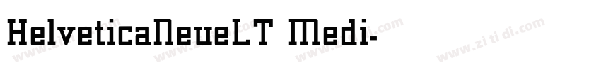 HelveticaNeueLT Medi字体转换